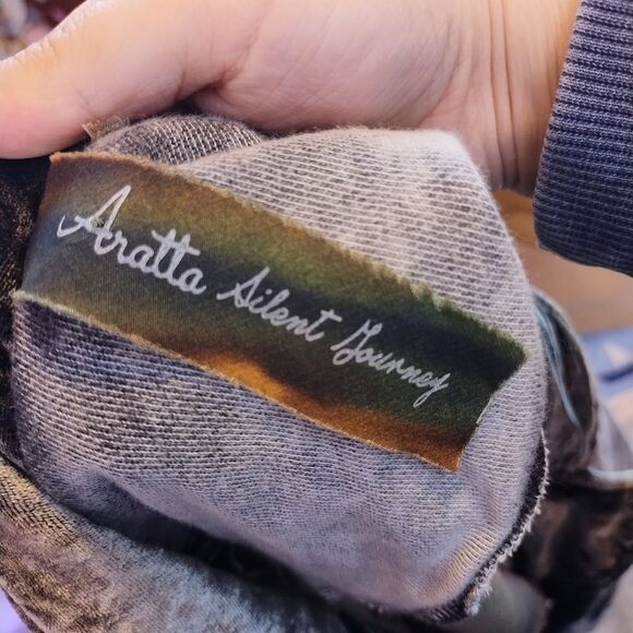 Aratta Silent Journey Acid Wash Tapestry Women's Jacket Blazer Medium - Picture 7 of 9